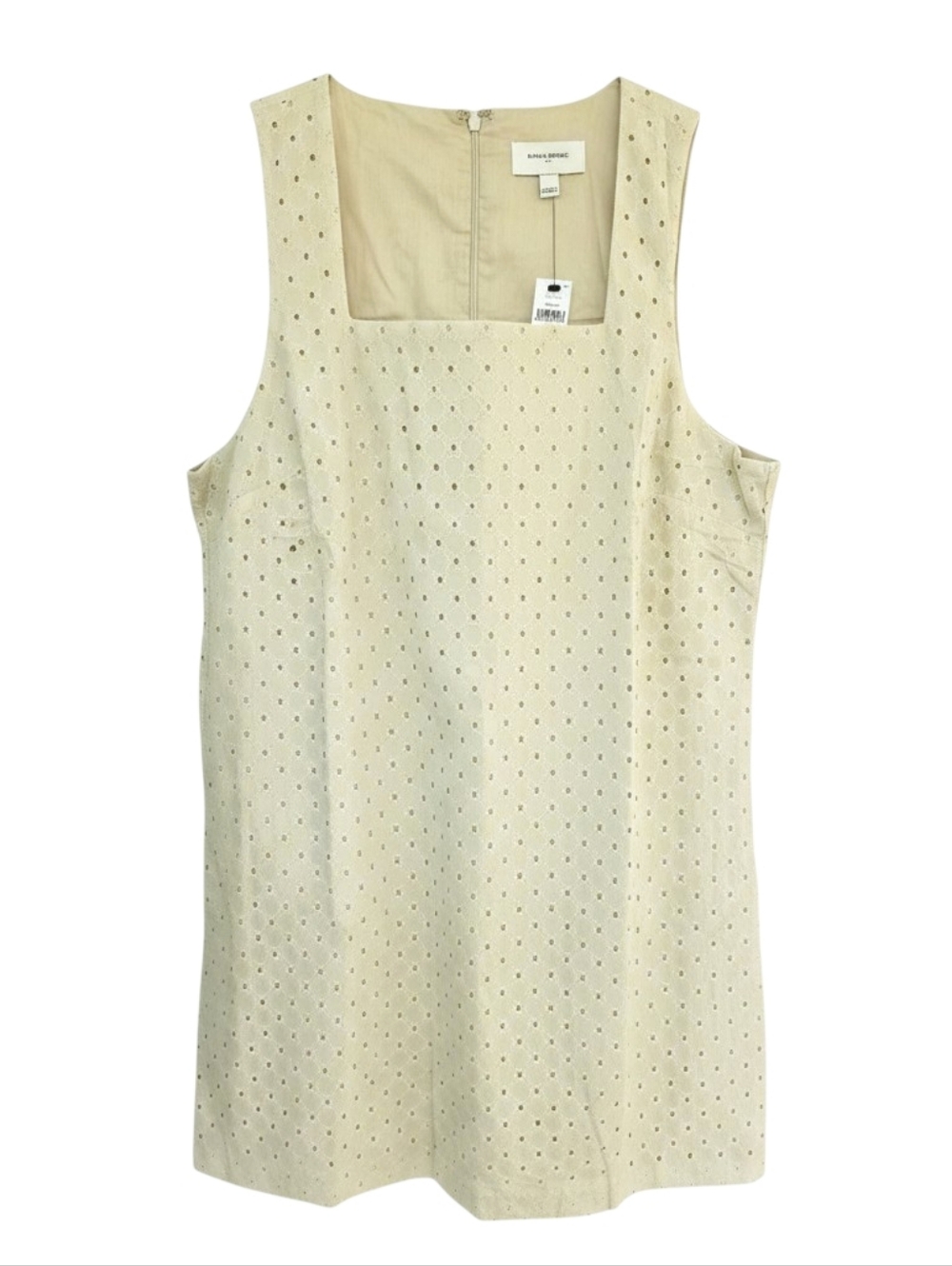 Banana Republic Eyelet Sleeveless Mini Dress with Pockets Large NWT